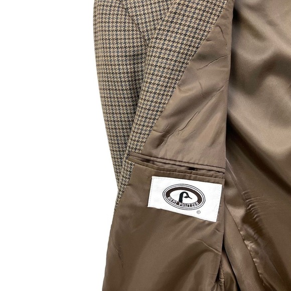 Bert Pulitzer Sports Coat Blazer Jacket Houndstooth 2 Button Vented Men Sz 42R - Picture 5 of 7